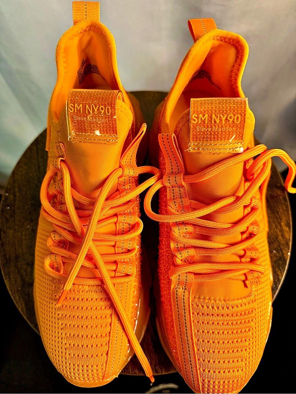 Steve Madden SM NY90 Maxima Orange Sneakers